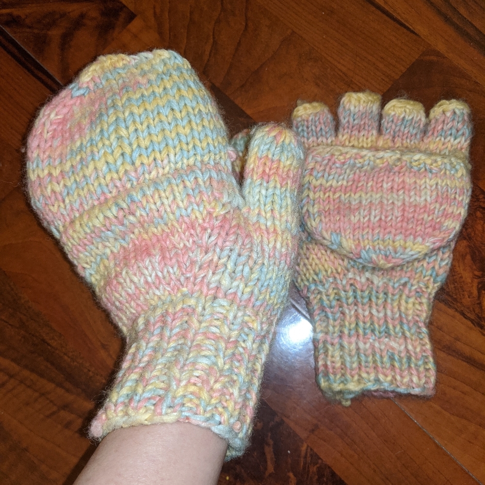 Cozy Convertible Mittens - wear two ways!